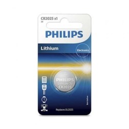 Pila de Botón Philips CR2025- 3V