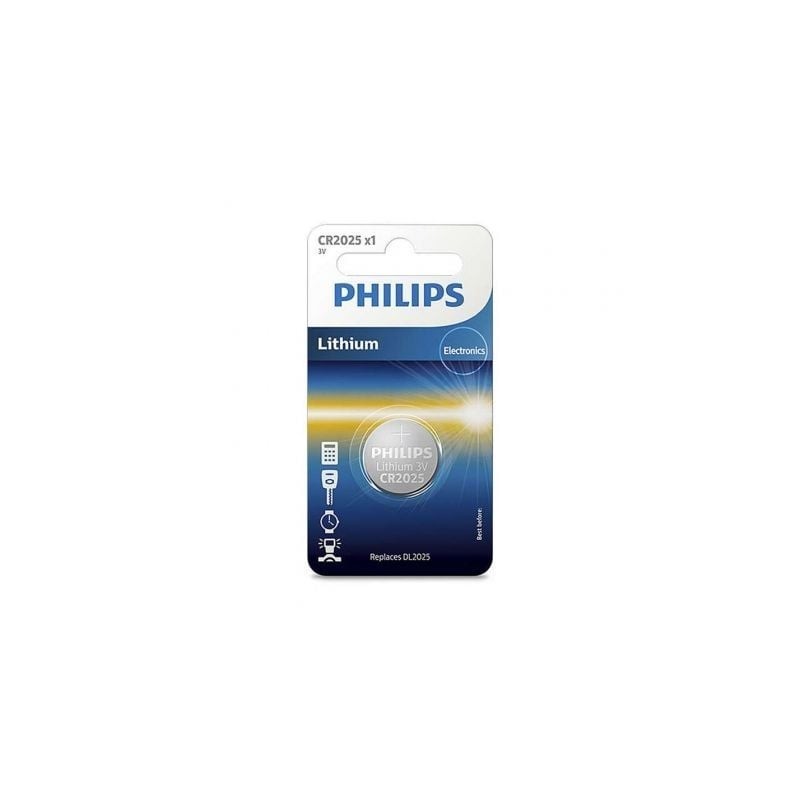Pila de Botón Philips CR2025- 3V