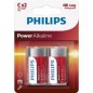Pack de 2 Pilas C Philips LR14P2B-10- 1-5V- Alcalinas