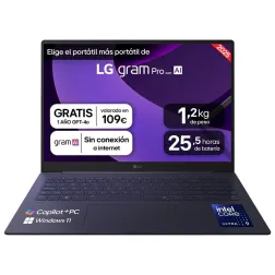 Portatil lg gram pro 16z90ts - g intel