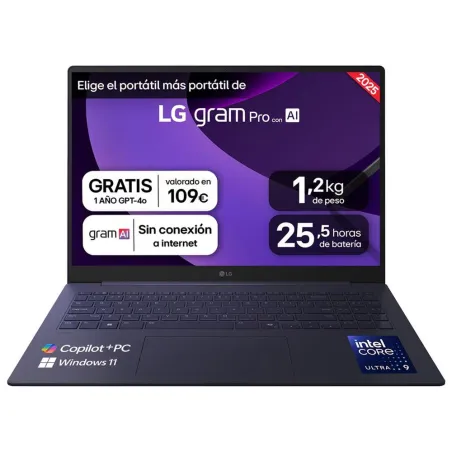 Portatil lg gram pro 16z90ts - g intel