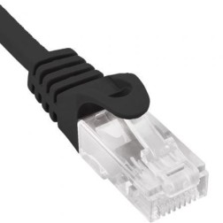 Cable de Red RJ45 UTP Phasak PHK 1701 Cat-6- 1m- Negro