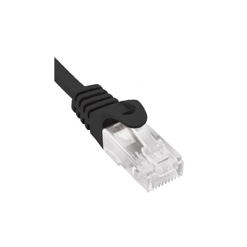Cable de Red RJ45 UTP Phasak PHK 1701 Cat-6- 1m- Negro