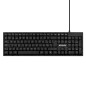 Phoenix k100 teclado multimedia usb negro