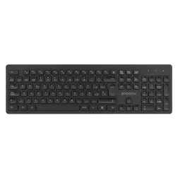 Teclado inalambrico qwerty phoenix k200 negro