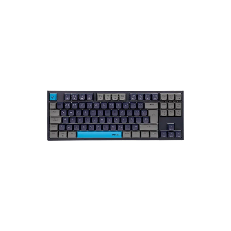 Teclado gaming royal pbt mecanico negro