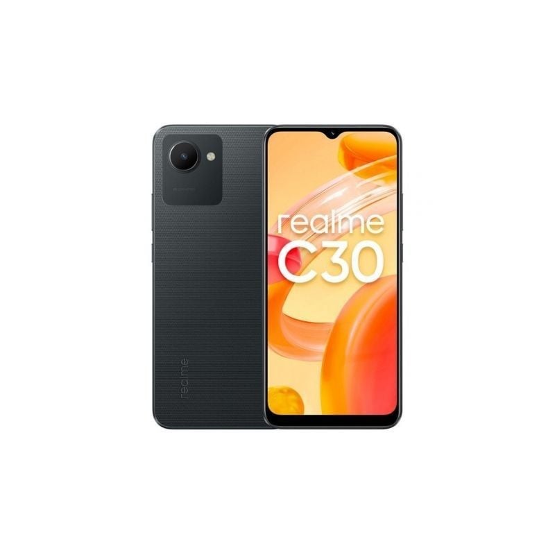 Smartphone Realme C30 3GB- 32GB- 6-5"- Negro Vaquero