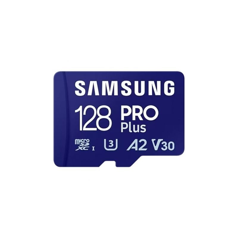 Tarjeta de Memoria Samsung PRO Plus 2023 128GB microSD XC- Clase 10- 180MBs