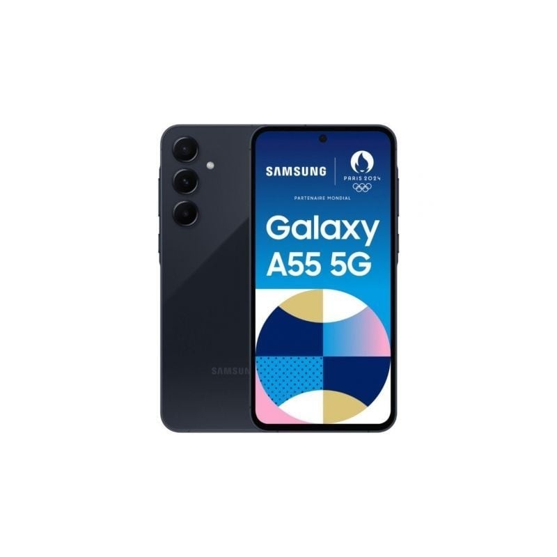Smartphone Samsung Galaxy A55 8GB- 128GB- 6-6"- 5G- Negro