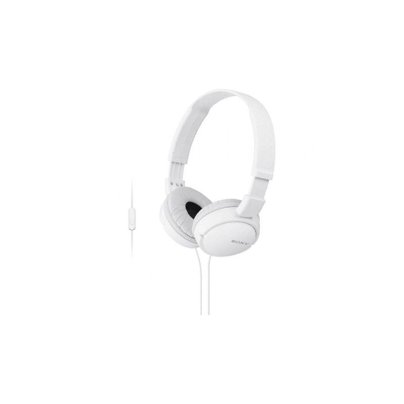 Auriculares Sony MDRZX110APW- con Micrófono- Jack 3-5- Blancos