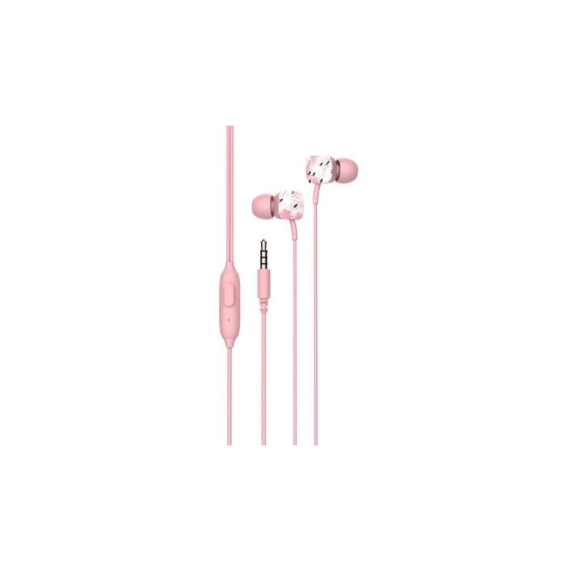 Auriculares Intrauditivos SPC Hype- con Micrófono- Jack 3-5- Rosas