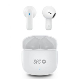 Auriculares Bluetooth SPC Zion 2 Play con estuche de carga- Autonomía 7h- Stick Corto 30mm- Blancos