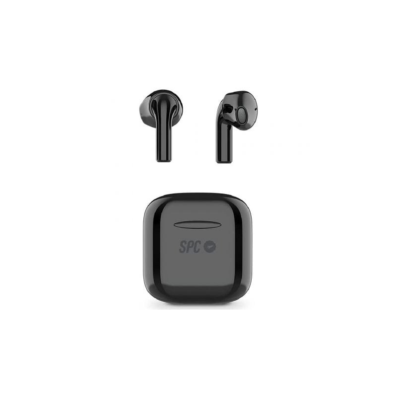 Auriculares Bluetooth SPC Zion Pro con estuche de carga- Autonomía 3-5h- Negros