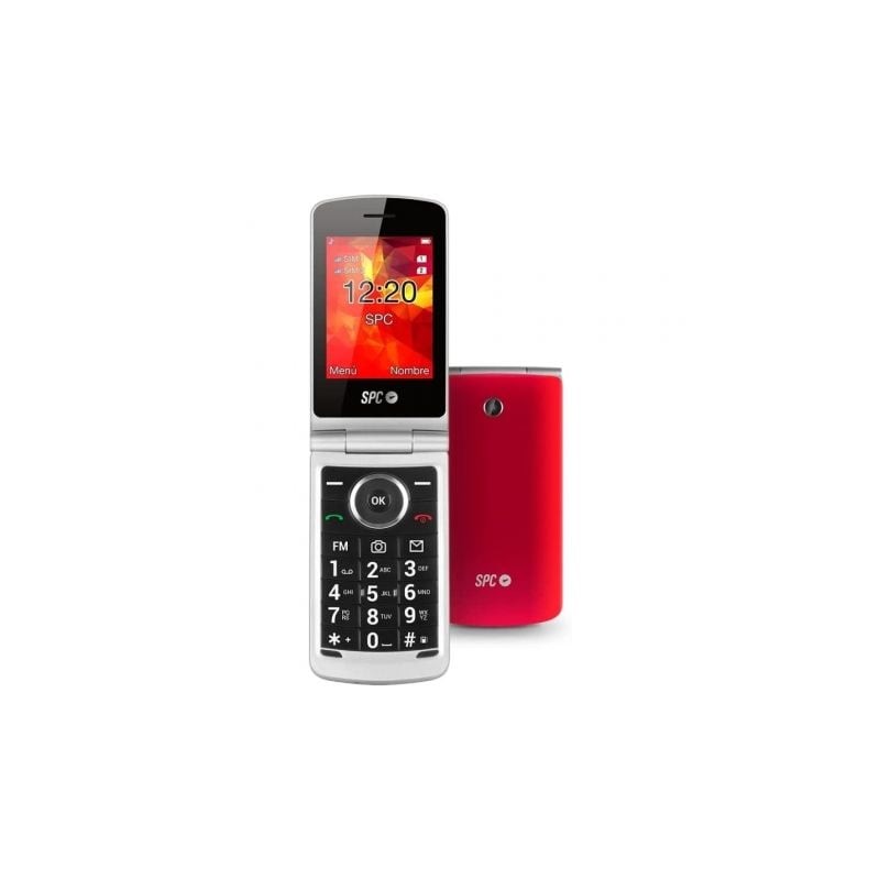 Teléfono Móvil SPC Opal para Personas Mayores- Rojo