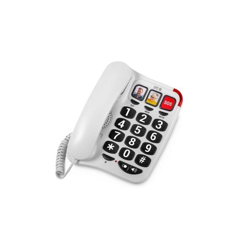 Teléfono SPC Confort Numbers 2- Blanco