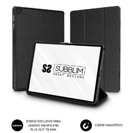 Funda Subblim Shock Case CST-5SC110 para Tablet Lenovo M10 FHD Plus TB-X606 de 10-3"- Negra