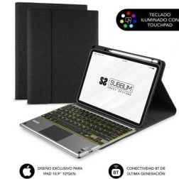 Funda con Teclado Subblim KeyTab Pro BT para Tablet iPad 10-9" 10a Gen- Negra