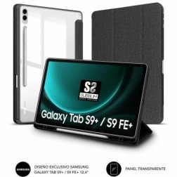 Funda Subblim Clear Shock para Tablet Samsung S9+- FE 12-4"- Negra