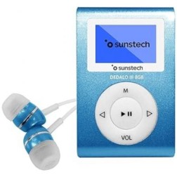 Reproductor MP3 Sunstech Dedalo III- 8GB- Radio FM- Azul