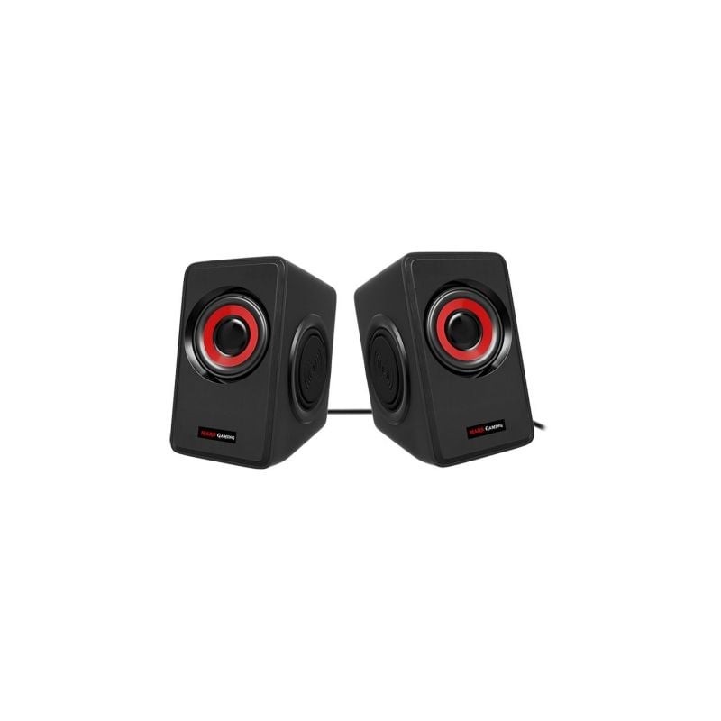 Altavoces Mars Gaming MS1- 10W- 2-0- Rojos