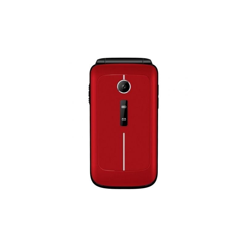 Teléfono Móvil Telefunken S430 para Personas Mayores- Rojo