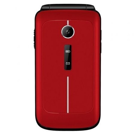 Teléfono Móvil Telefunken S430 para Personas Mayores- Rojo