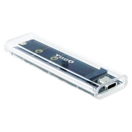 Caja Externa para Disco SSD M-2 NVMe TooQ TQE-2200- USB 3-2- Sin tornillos