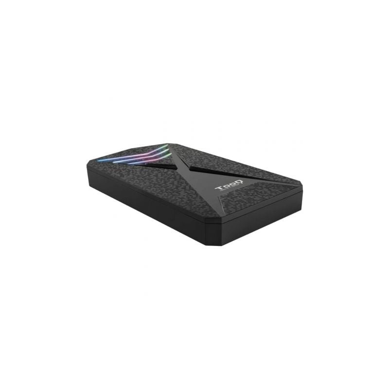 Caja Externa Gaming para Disco Duro de 2-5" TooQ TQE-2550RGB- USB 3-1- Sin tornillos