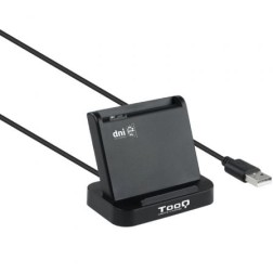 Lector de DNI TooQ TQR-220B- USB 2-0- Negro