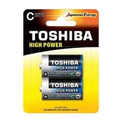 Pack de 2 Pilas C 2 Toshiba LR14- 1-5V- Alcalinas