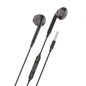Auriculares Tech One Tech earTECH TEC1002- con Micrófono- Jack 3-5- Negros