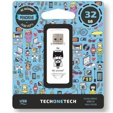 Pendrive 32GB Tech One Tech Be Super USB 2-0