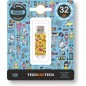 Pendrive 32GB Tech One Tech Emojis USB 2-0