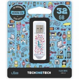 Pendrive 32GB Tech One Tech Music Dream USB 2-0
