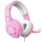 Auriculares Gaming con Micrófono Trust Gaming GXT 411P Radius- Jack 3-5- Rosas