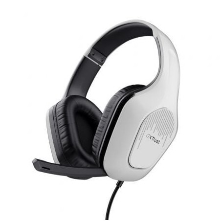 Auriculares Gaming con Micrófono Trust Gaming GXT 415 Zirox PS5- Jack 3-5- Blancos