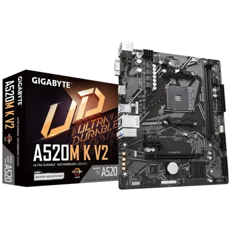 Placa Base Gigabyte A520M K V2 Socket AM4- DDR4- PCIe 3-0- Micro ATX