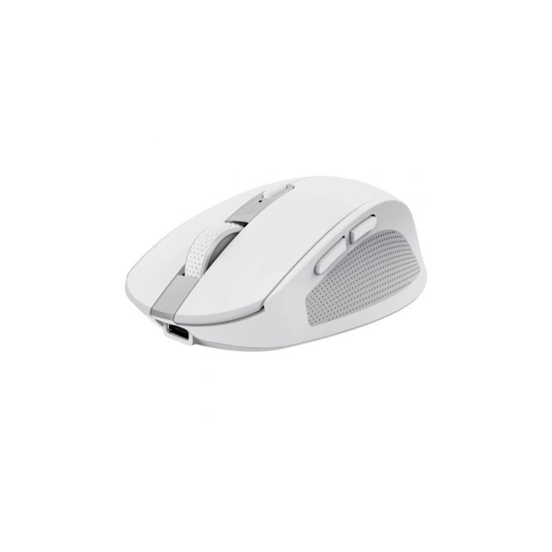 Ratón Inalámbrico por Bluetooth Trust Ozaa Compact Wireless- Batería recargable- Hasta 3200 DPI- Blanco