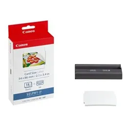 Papel foto canon selphy kc - 18if +