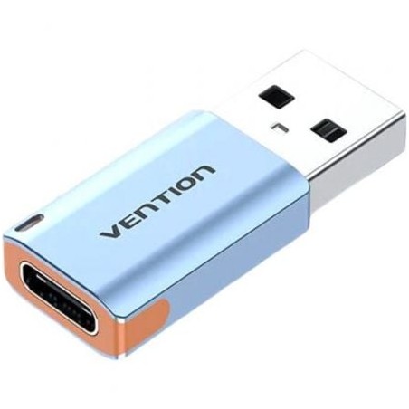 Adaptador USB 3-1 Vention CUAH0- USB Tipo-C Hembra - USB Macho- Azul