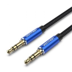 Cable Estéreo Vention BAWLD- Jack 3-5 Macho - Jack 3-5 Macho- 50cm- Azul