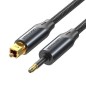 Cable de Audio de Fibra óptica Vention BKCBG- 1-5m- Negro