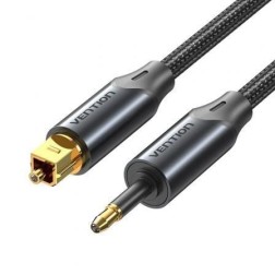 Cable de Audio de Fibra óptica Vention BKCBH- 2m- Negro
