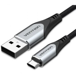 Cable USB 2-0 Vention COCHG- USB Macho - MicroUSB Macho- 480Mbps- 1-5m- Negro