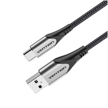 Cable USB 2-0 Tipo-C Vention CODHC- USB Macho - USB Tipo-C Macho- 25cm- Gris