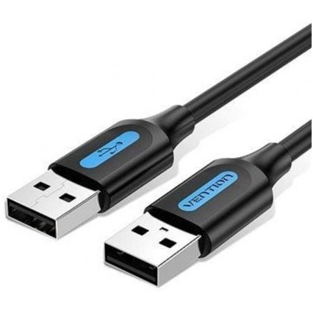 Cable USB 2-0 Vention COJBF- USB Macho - USB Macho- 1m- Negro