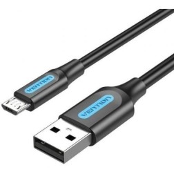 Cable USB 2-0 Vention COLBC- USB Macho - MicroUSB Macho- 25cm- Negro