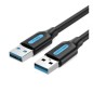 Cable USB 3-0 Vention CONBH- USB Macho - USB Macho- 5Gbps- 2m- Negro