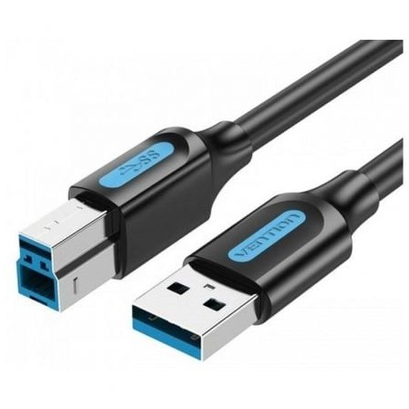 Cable USB 3-0 Vention COOBF- USB Tipo-B Macho - USB Macho- 1m- Negro