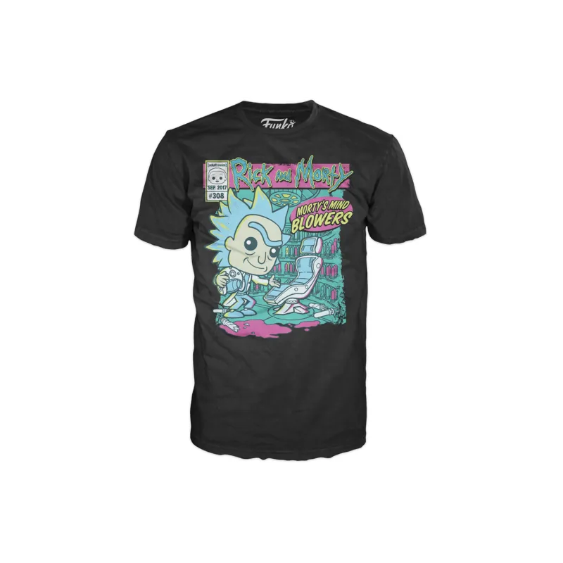 Camiseta funko series tv rick &